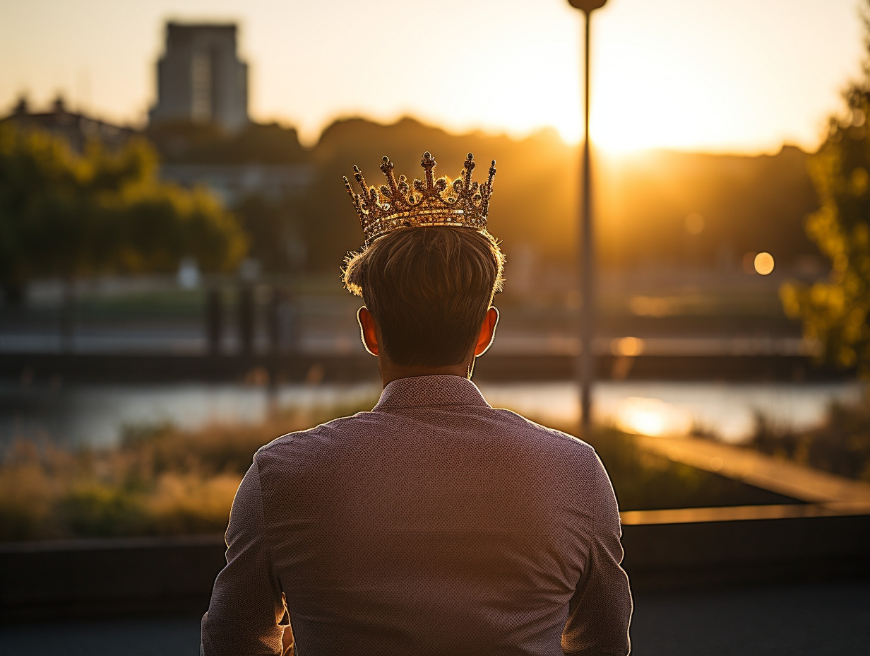 homme couronne