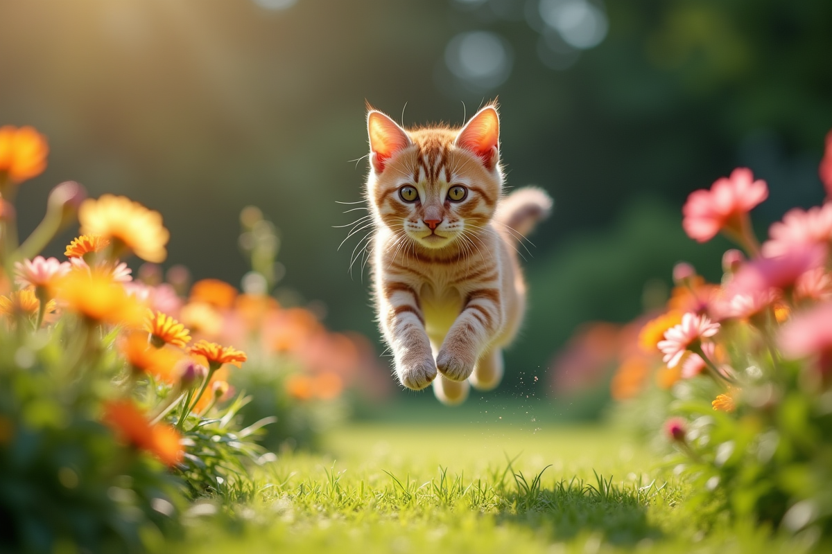 chat curieux