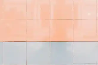blue and orange wall