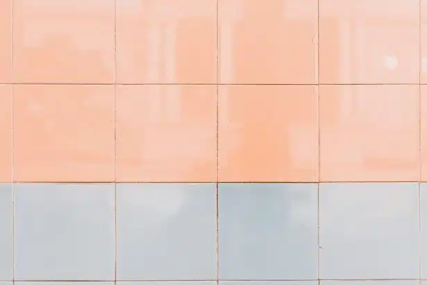 blue and orange wall